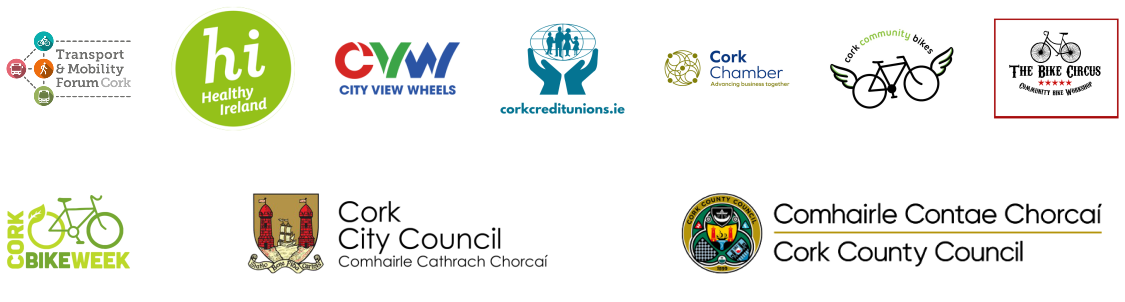 Logos of we-bike stakeholders.