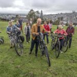we-bike stakeholders at Bell's Field