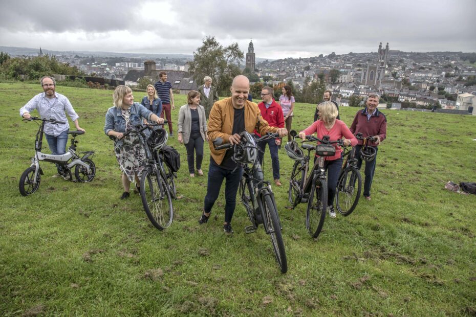 we-bike stakeholders at Bell's Field